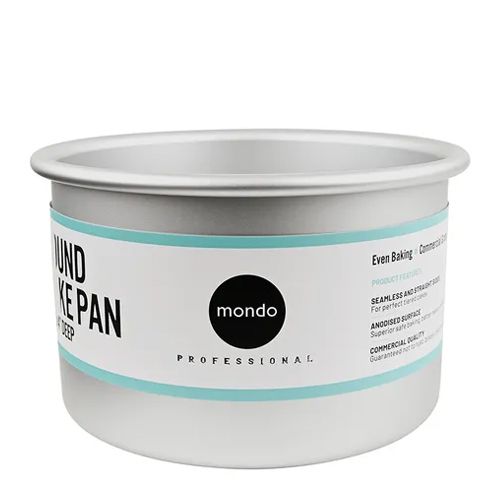 CAKE PAN ROUND 15X10CM ALLOY MONDO PRO