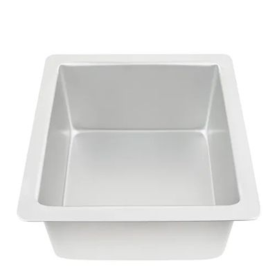 CAKE PAN SQUARE 15X10CM ALLOY, MONDO PRO