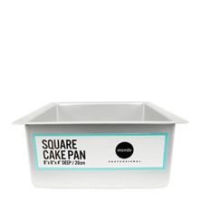 CAKE PAN SQUARE 20X10CM ALLOY, MONDO PRO