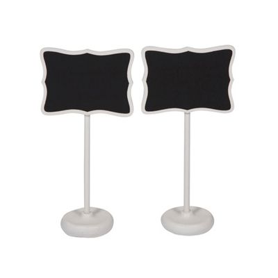 BLACKBOARD ON STAND SHORT SET OF 2