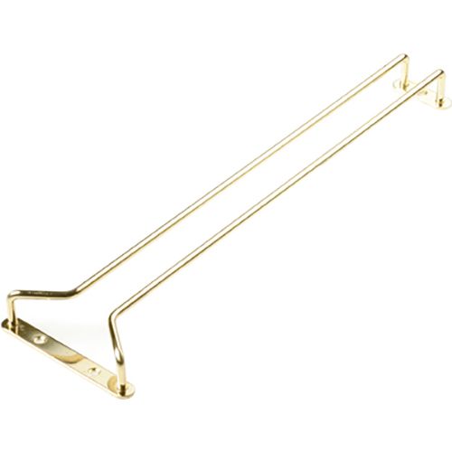 GLASS HANGER 406MM BRASS PLATED, CI
