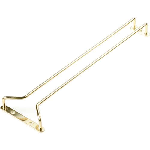 GLASS HANGER 406MM BRASS PLATED, CI