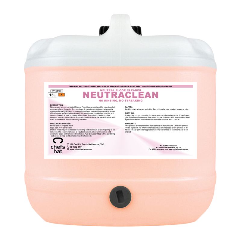 NEUTRACLEAN 15LT, CHEFS HAT PREMIUM
