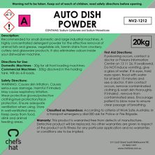 CONC AUTO DISH/WASH POWDER 20KG