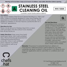 STAINLESS STEEL CLEANING OIL 5LT