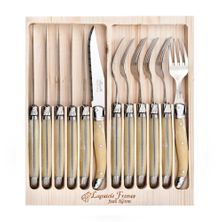 CUTLERY SET HORN 12 PIECE, JEAN NERON