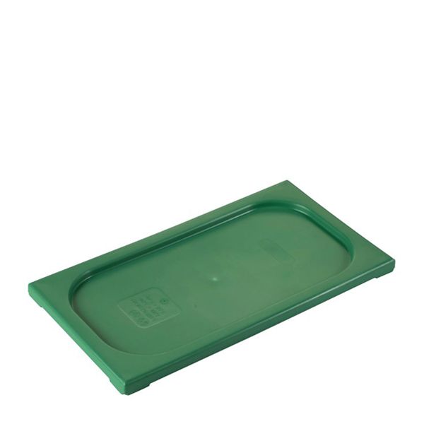 LID GREEN G/NORM GN 1/3 SIZE POLYPROP