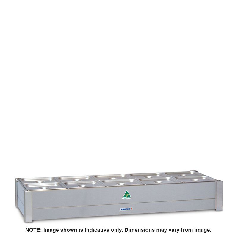 BAIN MARIE HOT DOUBLE ROW 10 PAN ROBAND
