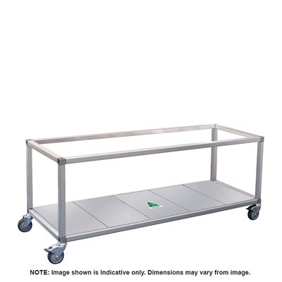 TROLLEY FOR DOUBLE ROW BAIN MARIE ROBAND