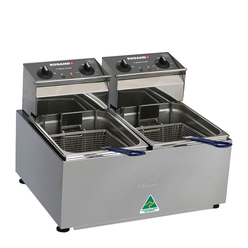 FRYER COUNTER TOP 2X8LT 2 BASKETS ROBAND