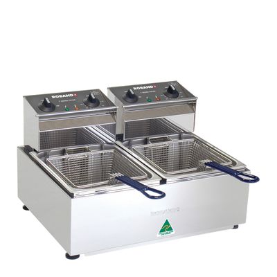 FRYER COUNTER TOP 2X5LT 2 BASKETS ROBAND