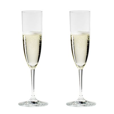 GLASS CHAMPAGNE FLUTE 2PK, RIEDEL VINUM