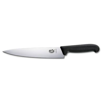 KNIFE CARVING 25CM BLACK, VICTORINOX