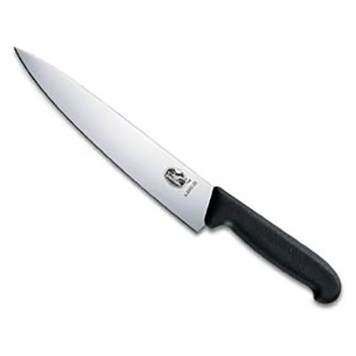 KNIFE CARVING 28CM BLACK, VICTORINOX