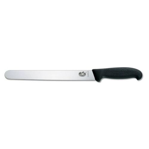 KNIFE SLICING RND 25CM BLACK, VICTORINOX