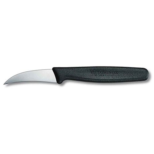 KNIFE  BLACK 6CM BIRDS BEAK, VICTORINOX