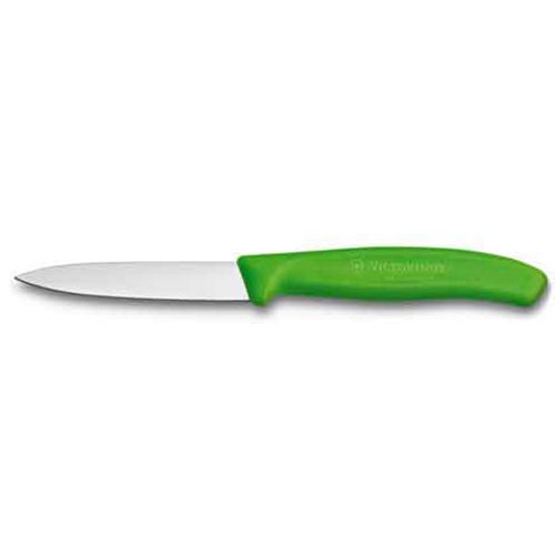 KNIFE PARING GREEN 8CM POINT,VICTORINOX
