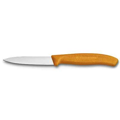 KNIFE PARING ORANGE 8CM POINT,VICTORINOX