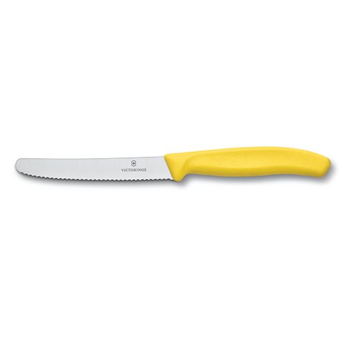 KNIFE STEAK/TOMATO YELLW 11CM,VICTORINOX