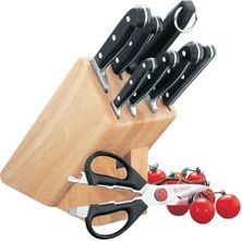 KNIFE BLOCK 9PCE BONZA, MUNDIAL CLASSIC