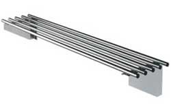 PIPE WALL SHELF SIMPLY STAINLESS