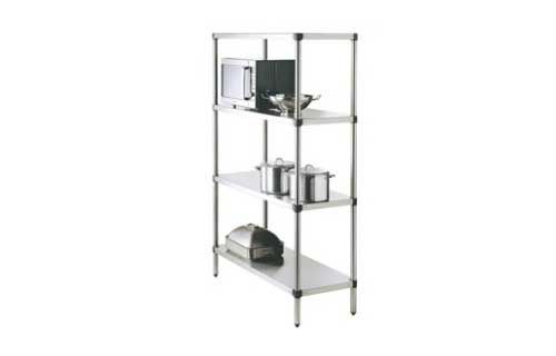 SHELVING S/STEEL 900WX525DX1800H SIMPLY