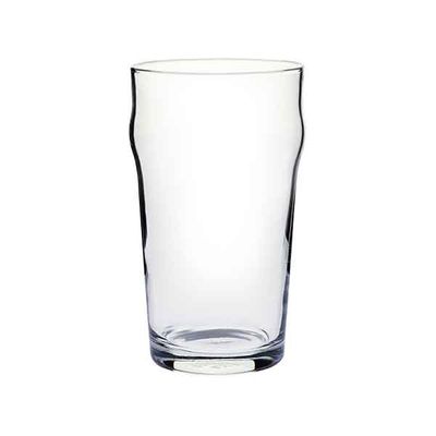 BEER GLASS 570ML NUCLEATED, CROWN NONIC