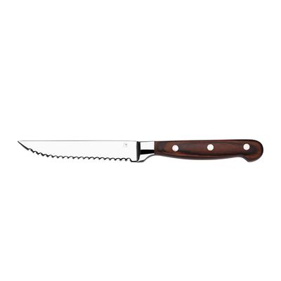 STEAK KNIFE PAKKA HANDLE 12CM