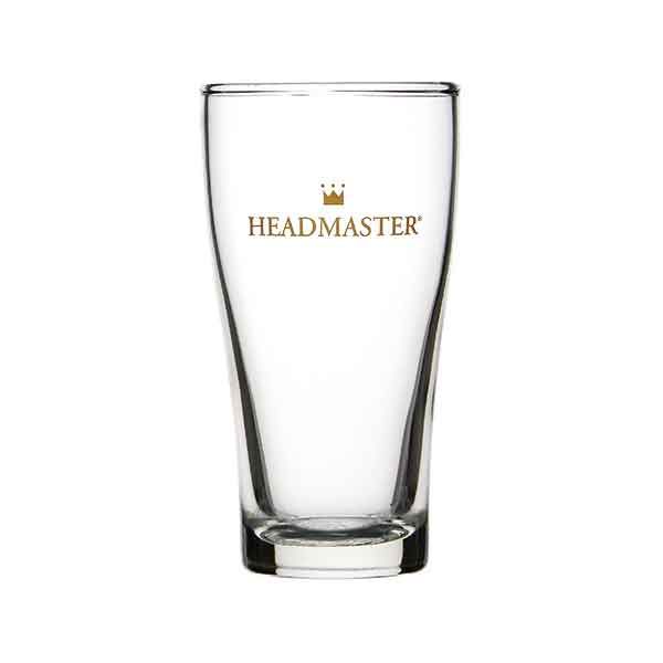 BEER GLASS 285ML CONICAL HEADMASTER