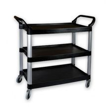 TROLLEY BLACK 3 TIER 1060X480X1000MM