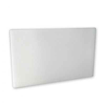 CUTTING BOARD WHITE 300X205X13MM PE