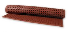 RUBBER MAT TERRACOTTA 155X93CM