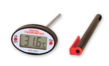 THERMOMETER DIGITAL OVAL W/CASE