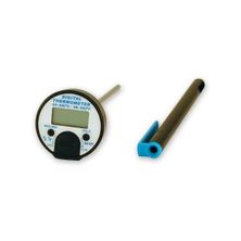 THERMOMETER DIGITAL ROUND W/CASE