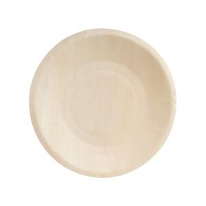 PLATE ROUND BIO WOOD 190MM (10PK)