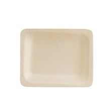 PLATE RECT BIO WOOD 120X90MM (10PK)