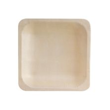 BOWL SQUARE BIO WOOD 140X140MM (10PK)