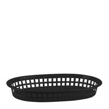 BREAD BASKET PLASTIC RECTANGULAR BLACK