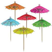 COCKTAIL PARASOL 100MM 144PK