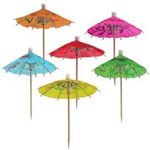 COCKTAIL PARASOL 100MM 144PK