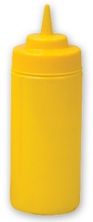 BOTTLE SQUEEZE YELLOW 480ML WIDE MOUTH