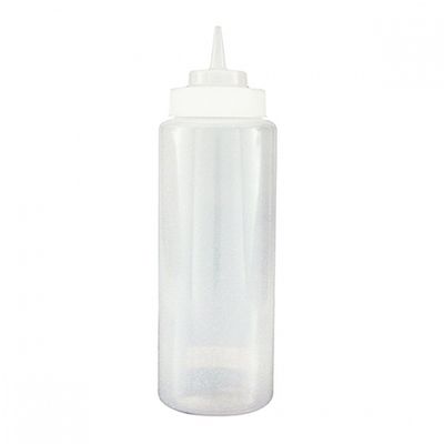 HUBERT® 12 Oz Wide-Mouth Squeeze Bottle - 2 3/4Dia x 6 1/2H