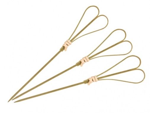 SKEWER 100MM HEART/NATURAL (100PK)