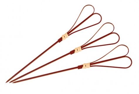 SKEWER 100MM HEART/RED (100PK)