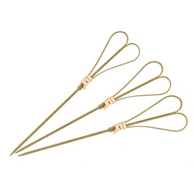 SKEWER 120MM HEART/NATURAL (100PK)