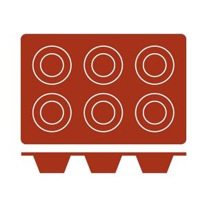 FRENTI MUFFIN MOULD