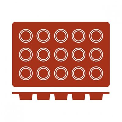 MOULD PETIT FOUR 300X175MM, FRENTI