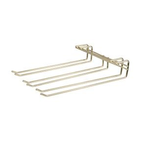 GLASS HANGER TRIPLE BRASS 270X220MM