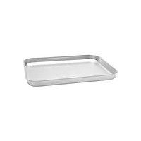 BAKING PAN STRAIGHT 470X356X38MM ALUM