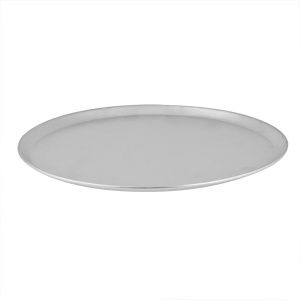 PIZZA TRAY 6IN/150MM ALUM, TAPERED EDGE